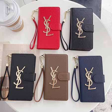 YSL iPhone14 ケース 本革製品  カード収納